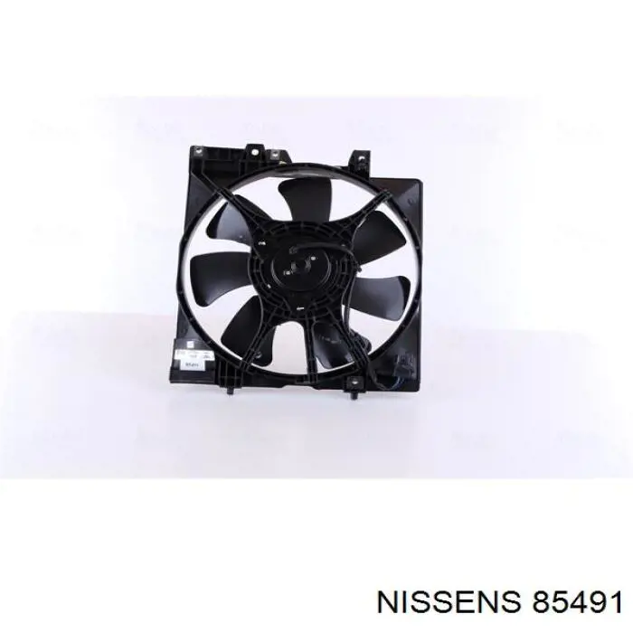 Электровентилятор кондиционера в сборе (мотор+крыльчатка) Nissens 85491