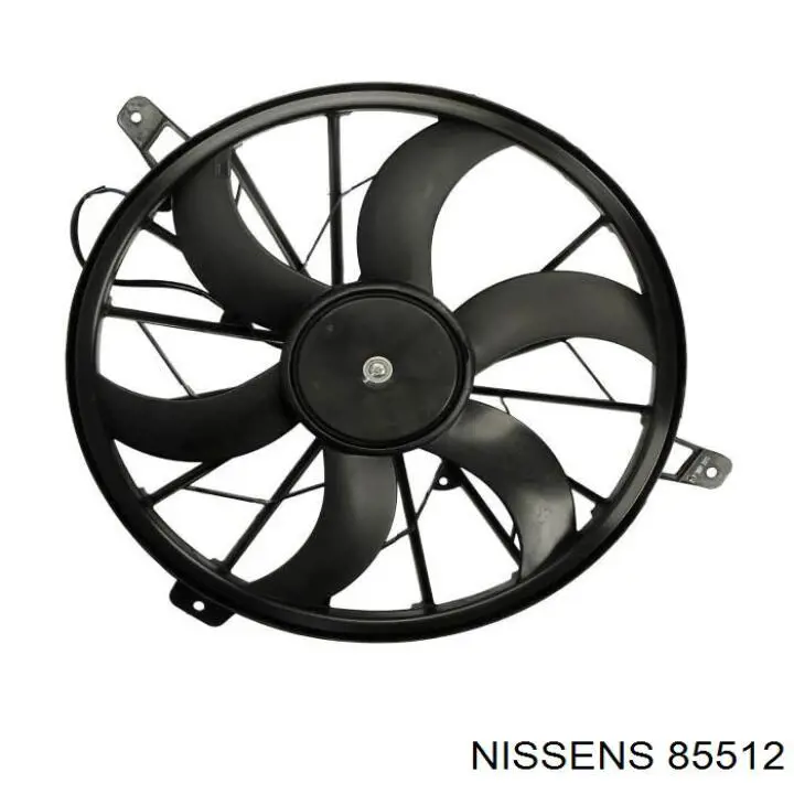 85512 Nissens электровентилятор охлаждения в сборе (мотор+крыльчатка)