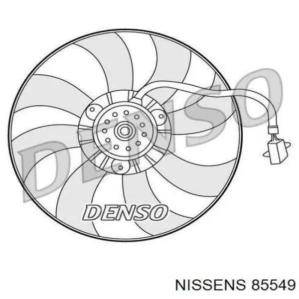 Электровентилятор охлаждения 85549 Nissens