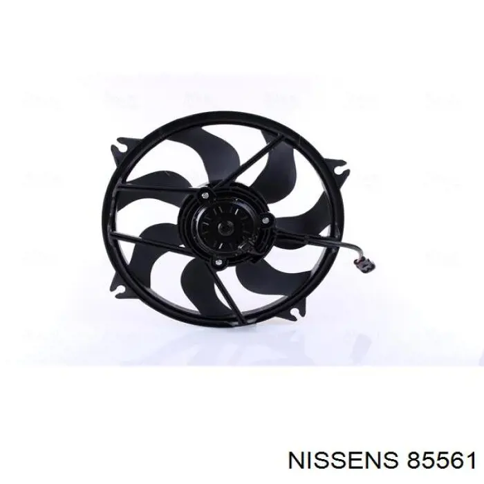 Ventilador (rodete +motor) refrigeración del motor con electromotor completo 85561 Nissens