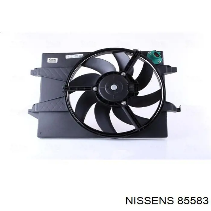 85583 Nissens диффузор радиатора охлаждения, в сборе с мотором и крыльчаткой