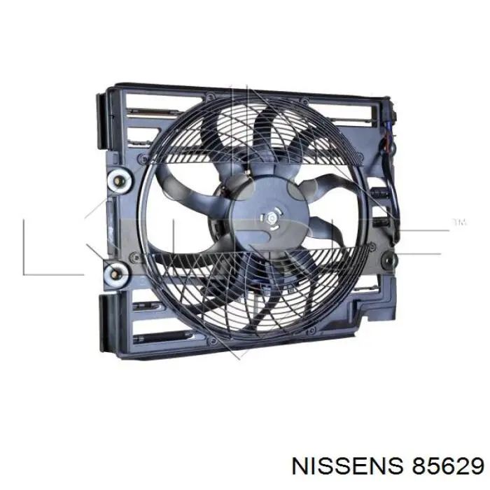 Difusor de radiador, aire acondicionado, completo con motor y rodete 85629 Nissens