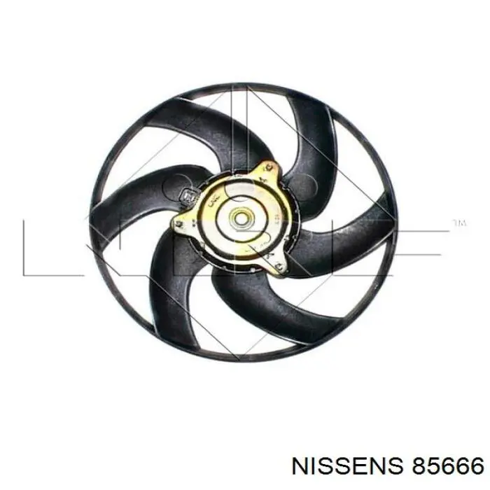 Купить 85666 Nissens Электровентилятор охлаждения в сборе (мотор+крыльчатка)