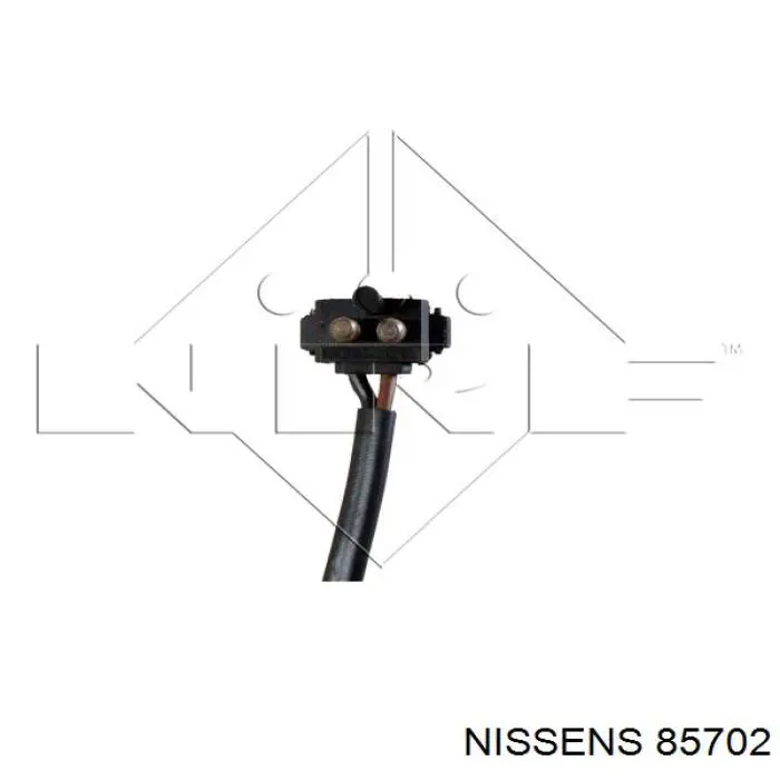 Электровентилятор охлаждения 85702 Nissens