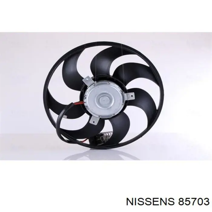 85703 Nissens диффузор радиатора охлаждения, в сборе с мотором и крыльчаткой
