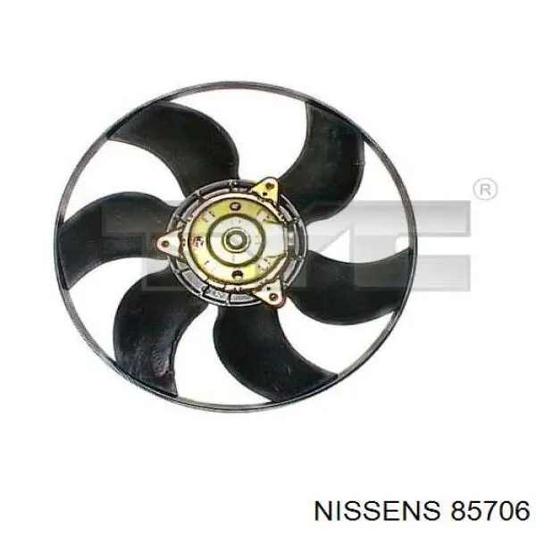 Диффузор радиатора охлаждения в сборе с мотором и крыльчаткой Nissens 85706 цена, от 83.32 USD