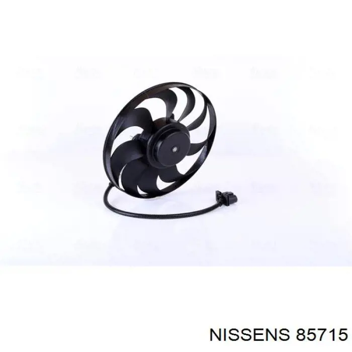 Ventilador (rodete +motor) refrigeración del motor con electromotor completo 85715 Nissens