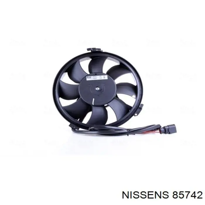 Ventilador (rodete +motor) refrigeración del motor con electromotor completo 85742 Nissens