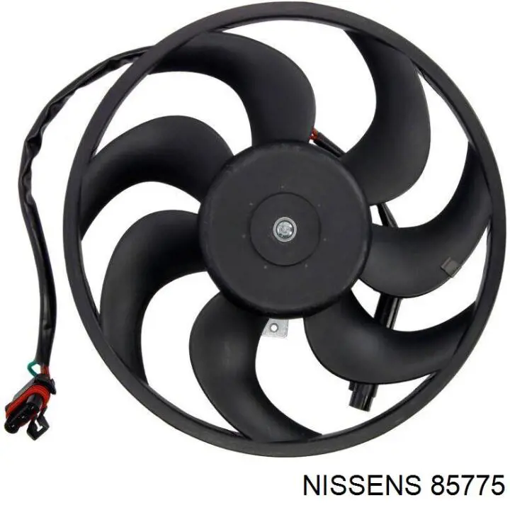 85775 Nissens ventilador elétrico de esfriamento montado (motor + roda de aletas)