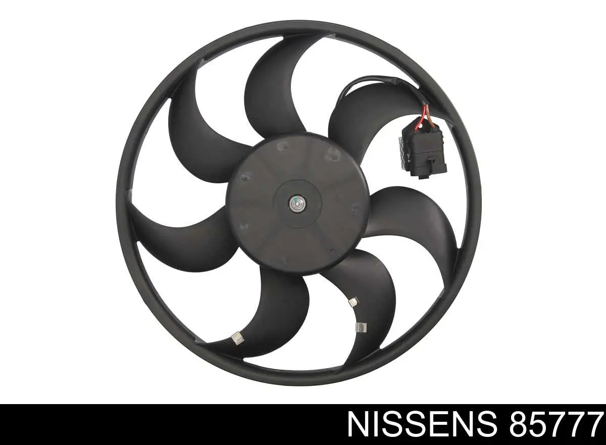 85777 Nissens ventilador elétrico de esfriamento montado (motor + roda de aletas)