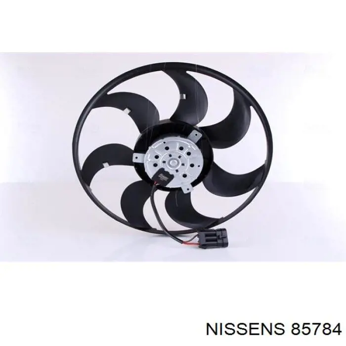 Ventilador (rodete +motor) refrigeración del motor con electromotor completo 85784 Nissens
