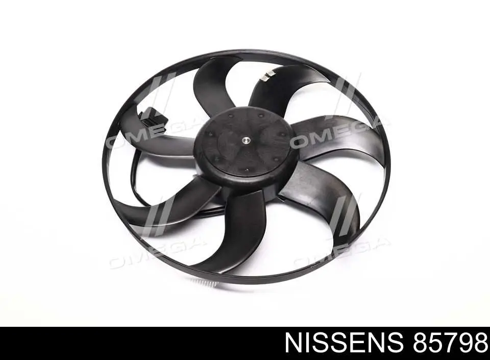 85798 Nissens ventilador elétrico de esfriamento montado (motor + roda de aletas)