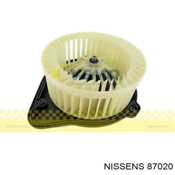 Motor eléctrico, ventilador habitáculo 87020 Nissens