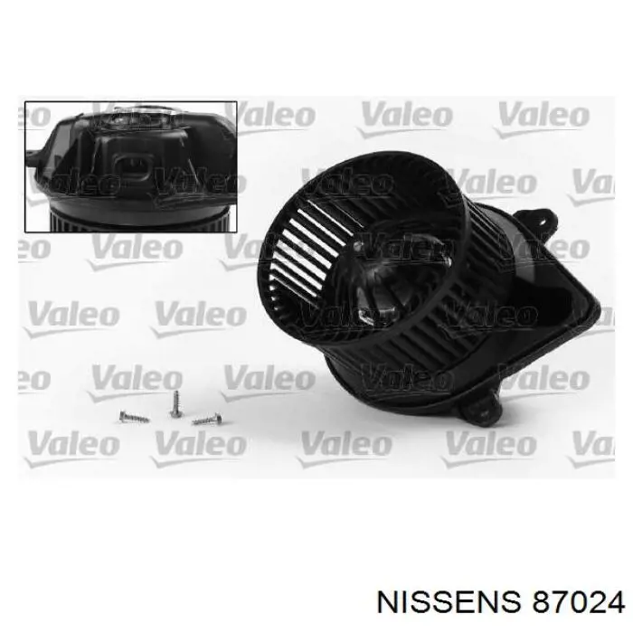Motor eléctrico, ventilador habitáculo 87024 Nissens