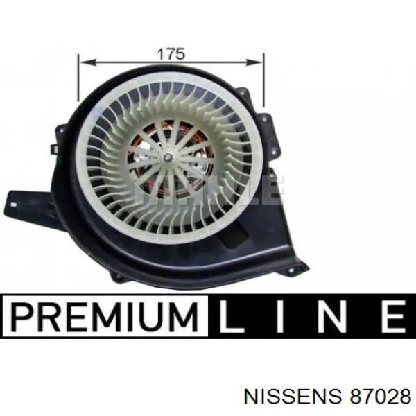 Вентилятор печки 87028 Nissens