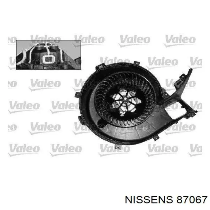 Мотор вентилятора печки (отопителя салона) Nissens 87067 цена, от 129.85 USD