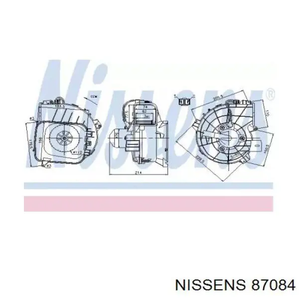 87084 Nissens kit de reparação de cilindro principal de embraiagem