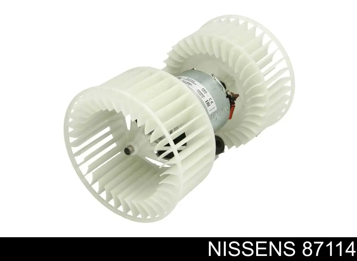 Мотор вентилятора печки (отопителя салона) NISSENS 87114