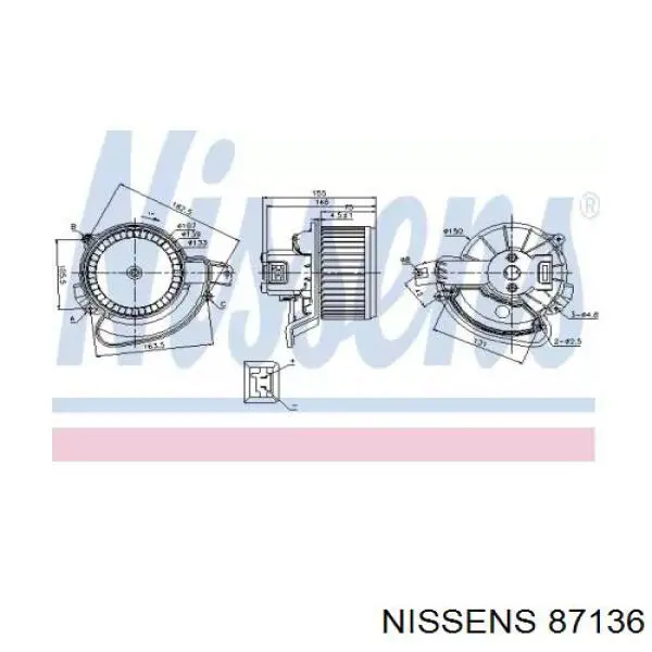 Мотор вентилятора печки (отопителя салона) Magneti Marelli 069412233010 цена, от 52.46 USD