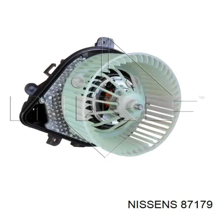 Мотор вентилятора печки (отопителя салона) NISSENS 87179