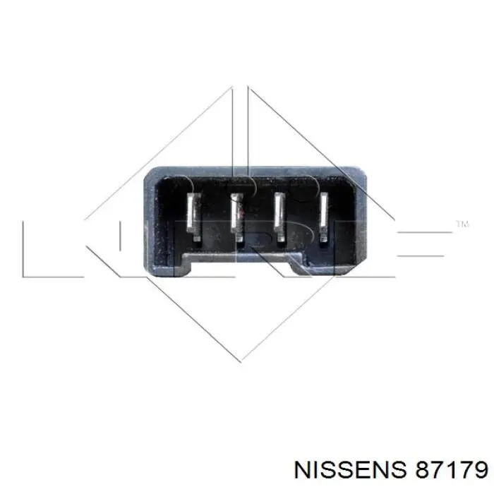 Motor eléctrico, ventilador habitáculo 87179 Nissens