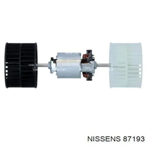 Motor eléctrico, ventilador habitáculo 87193 Nissens