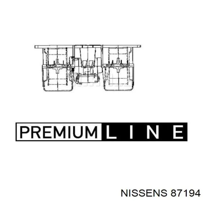 Мотор вентилятора печки (отопителя салона) Nissens 87194 цена, от 109.77 USD