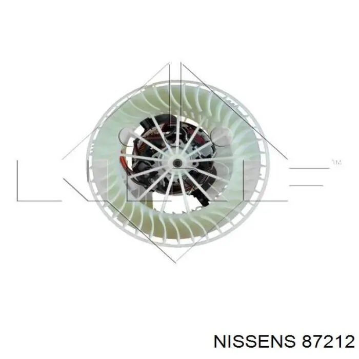 Мотор вентилятора печки (отопителя салона) Nissens 87212 цена, от 72.36 USD