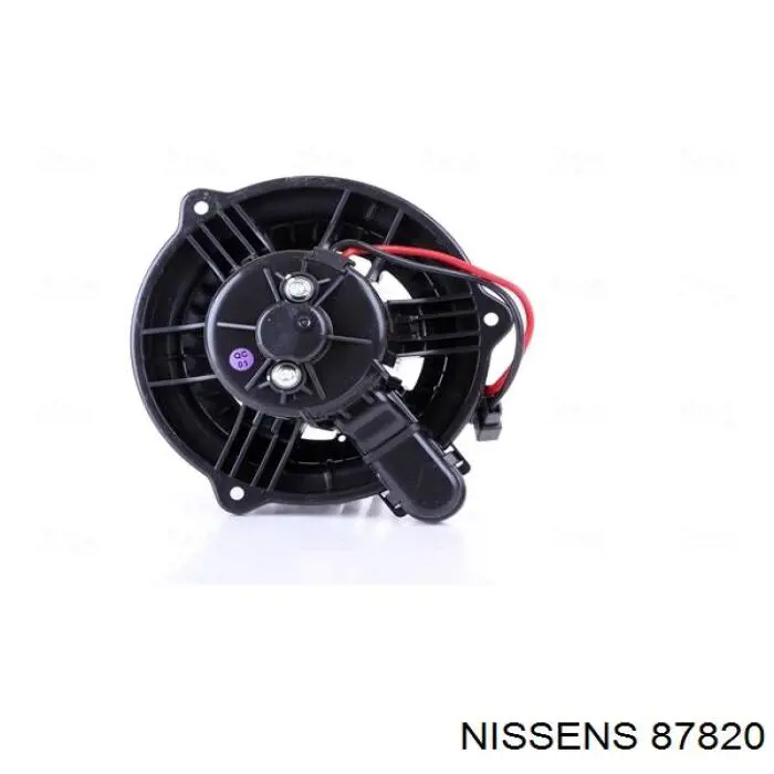 87820 Nissens motor de ventilador de forno (de aquecedor de salão)