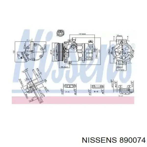Компрессор системы кондиционирования MSG AC0258 цена, от 190.78 USD