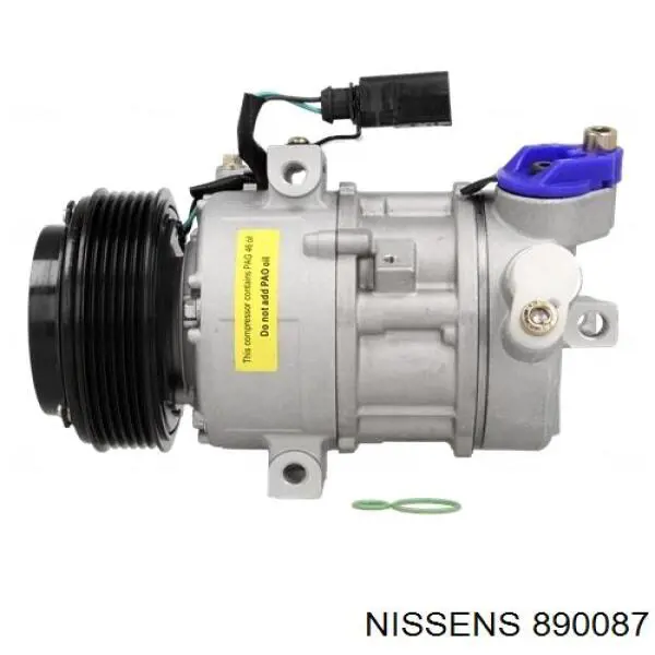 Compresor de aire acondicionado 890087 Nissens