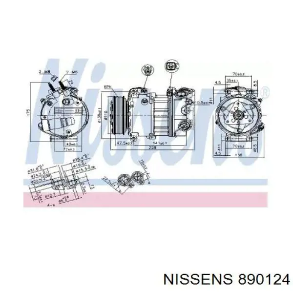 Компрессор кондиционера LR013934R MSG Rebuilding