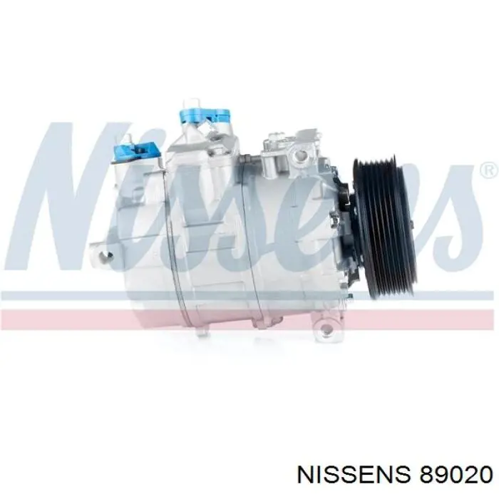Compresor de aire acondicionado 89020 Nissens