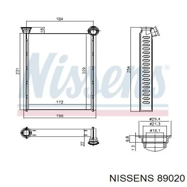 Купить 89020 Nissens Компрессор климатической установки