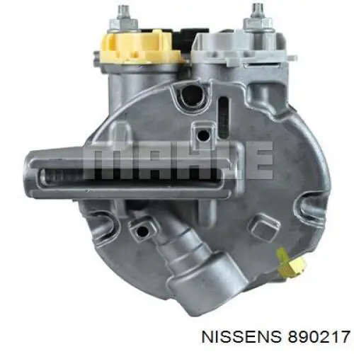 Compresor de aire acondicionado 890217 Nissens