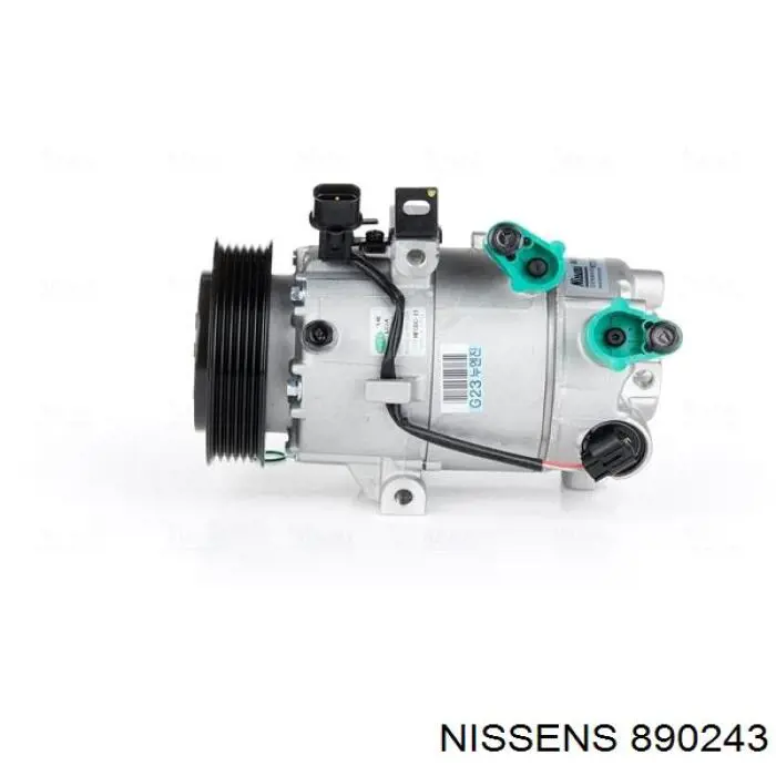 Compresor de aire acondicionado 890243 Nissens
