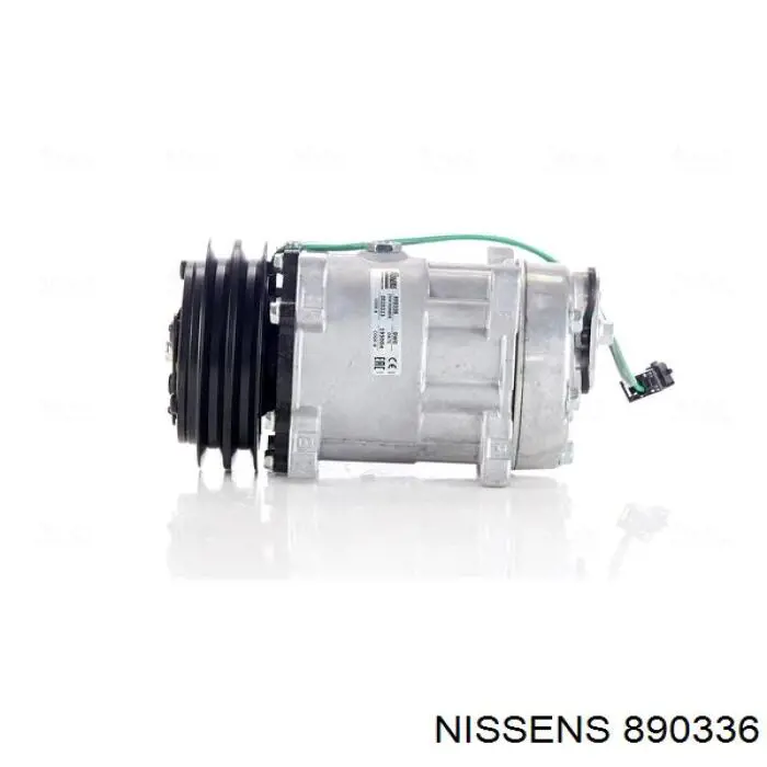 Compresor de aire acondicionado 890336 Nissens
