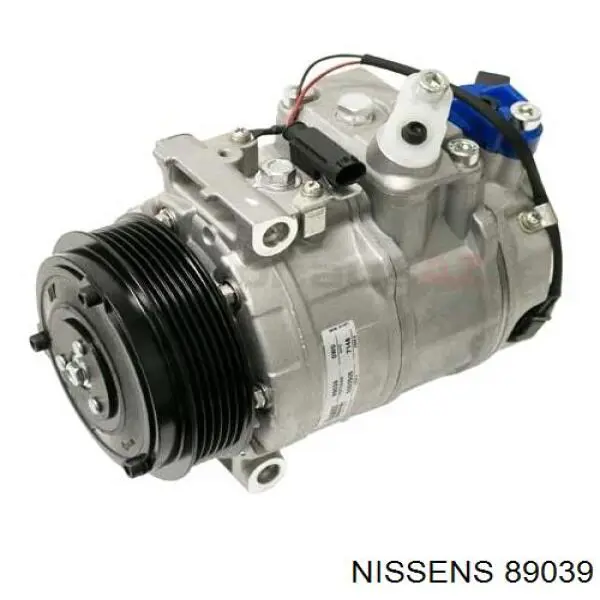 Compresor de aire acondicionado 89039 Nissens