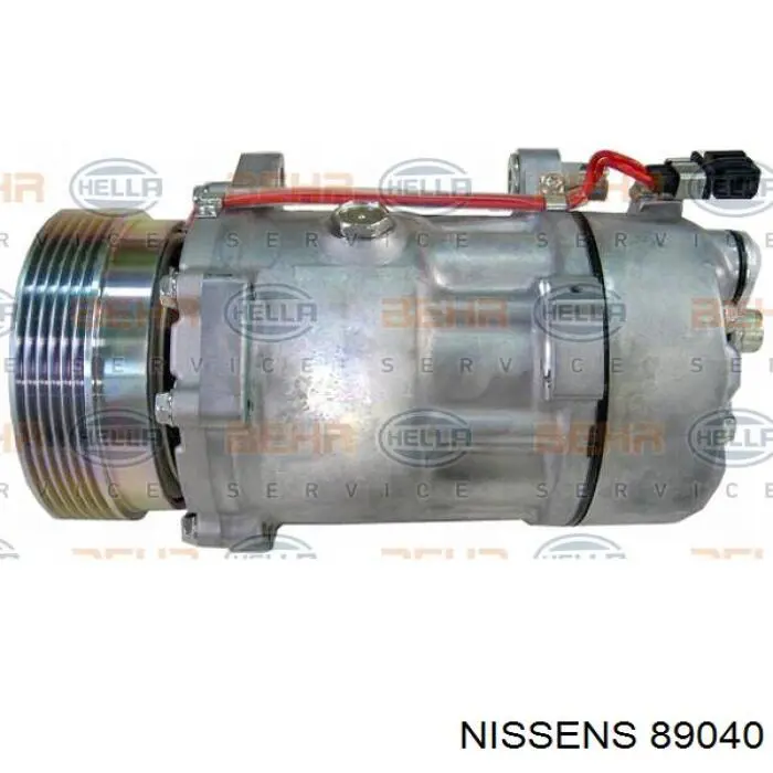 Compresor de aire acondicionado 89040 Nissens