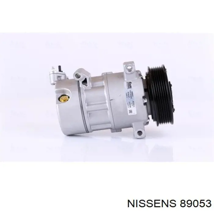 Compresor de aire acondicionado 89053 Nissens