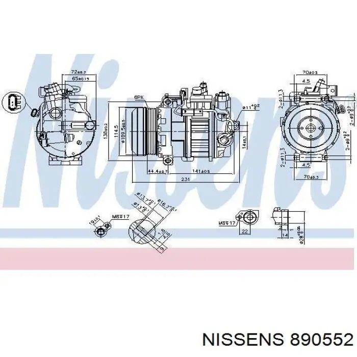 Компрессор системы кондиционирования Lucas ACP01141 цена, от 403.67 USD