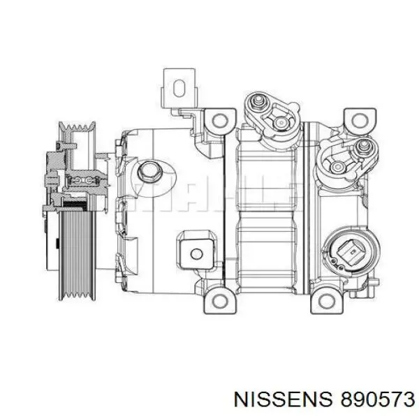 Купить 97701D7100R Hyundai/Kia Компрессор климатической установки