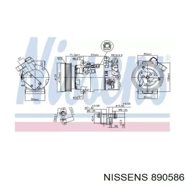 CS20649 Delphi Компрессор хладагента