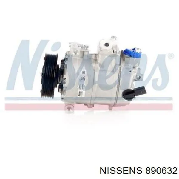 Compresor de aire acondicionado 890632 Nissens