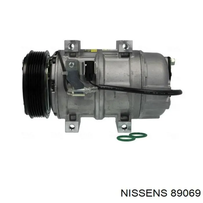 Compresor de aire acondicionado 89069 Nissens