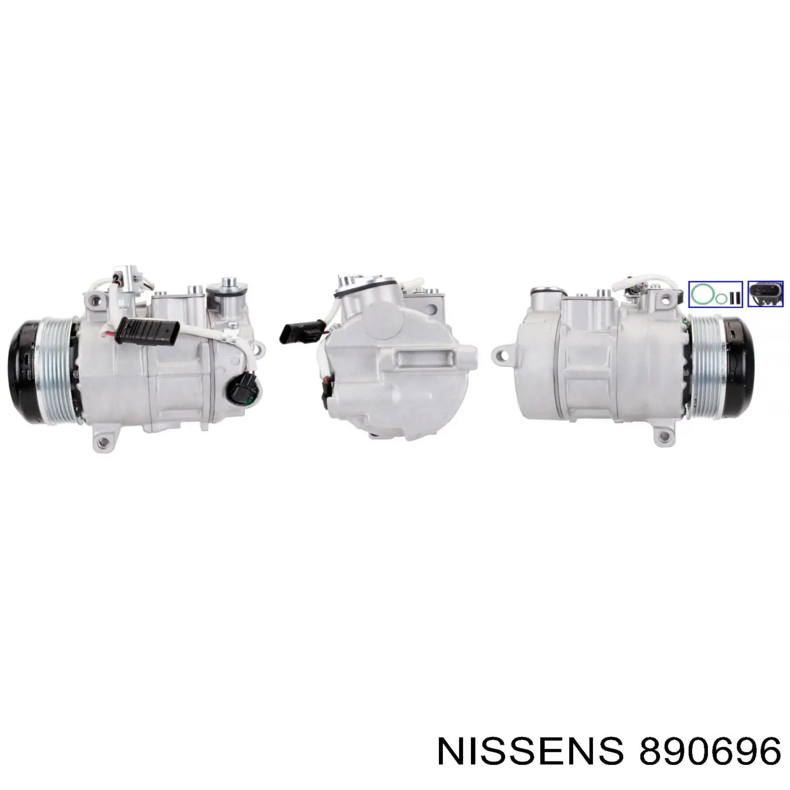 890696 Nissens compressor de aparelho de ar condicionado