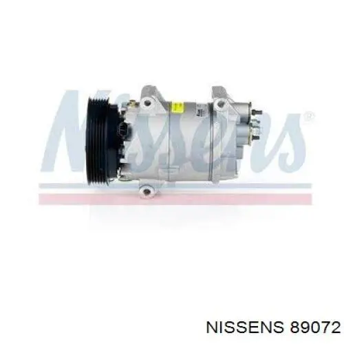 Compresor de aire acondicionado 89072 Nissens