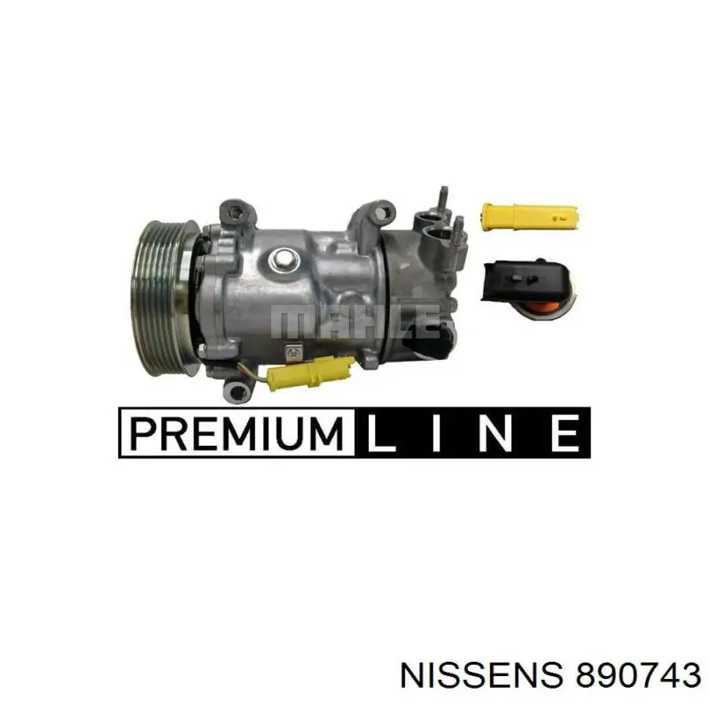 890743 Nissens компрессор кондиционера