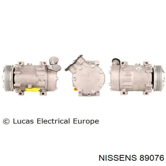 Компрессор кондиционера 89076 Nissens