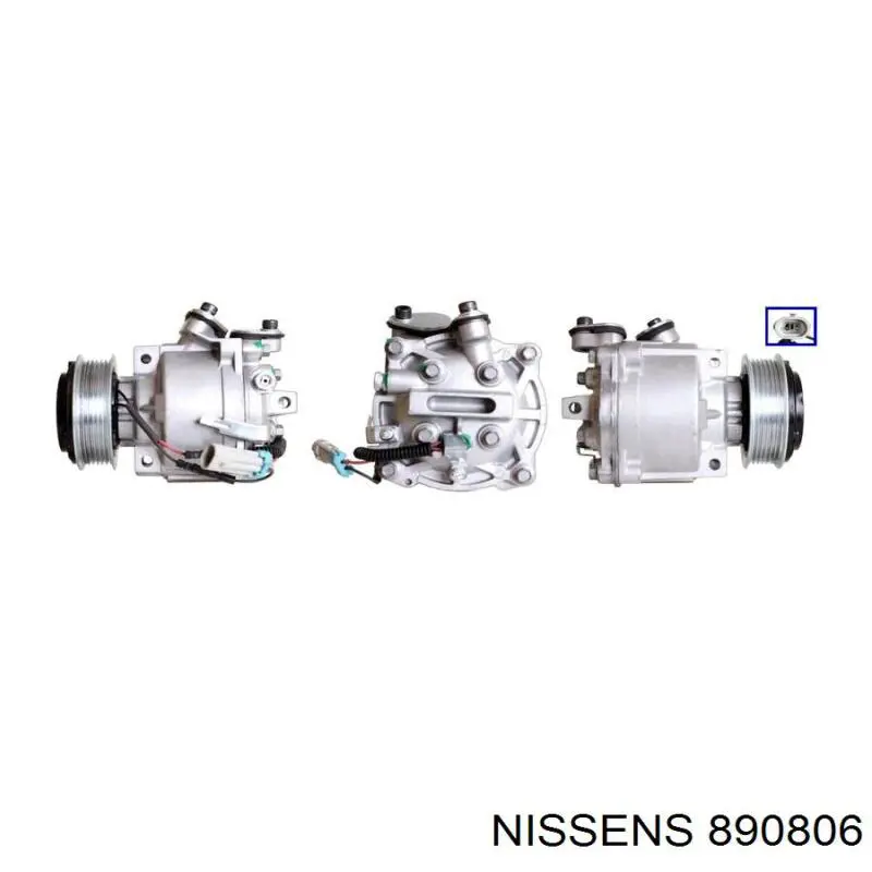 890806 Nissens compressor de aparelho de ar condicionado